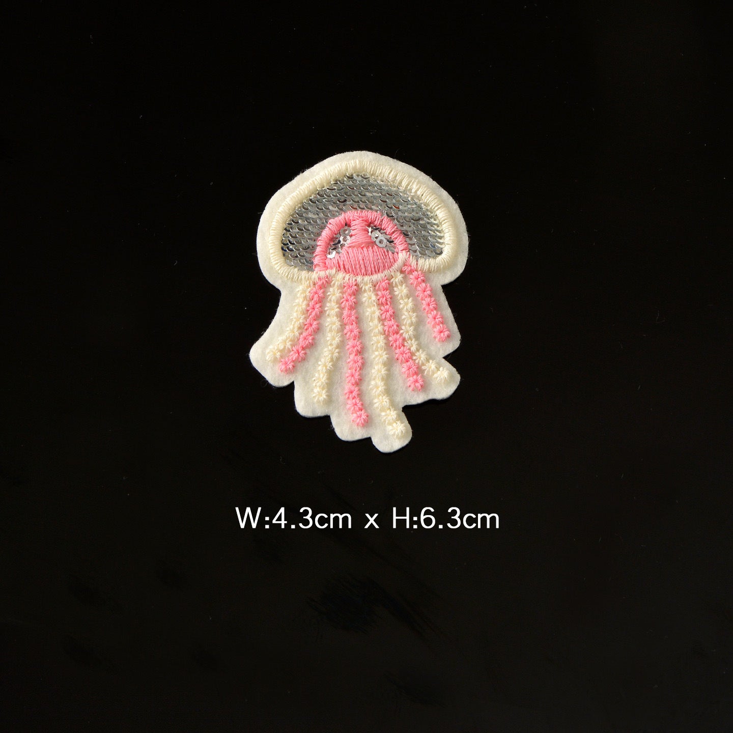 Wholesale Chic Sequin Embroidered Cartoon Starfish Patch DIY Decorative Sew On Applique For Bags Towels Clothing Repair