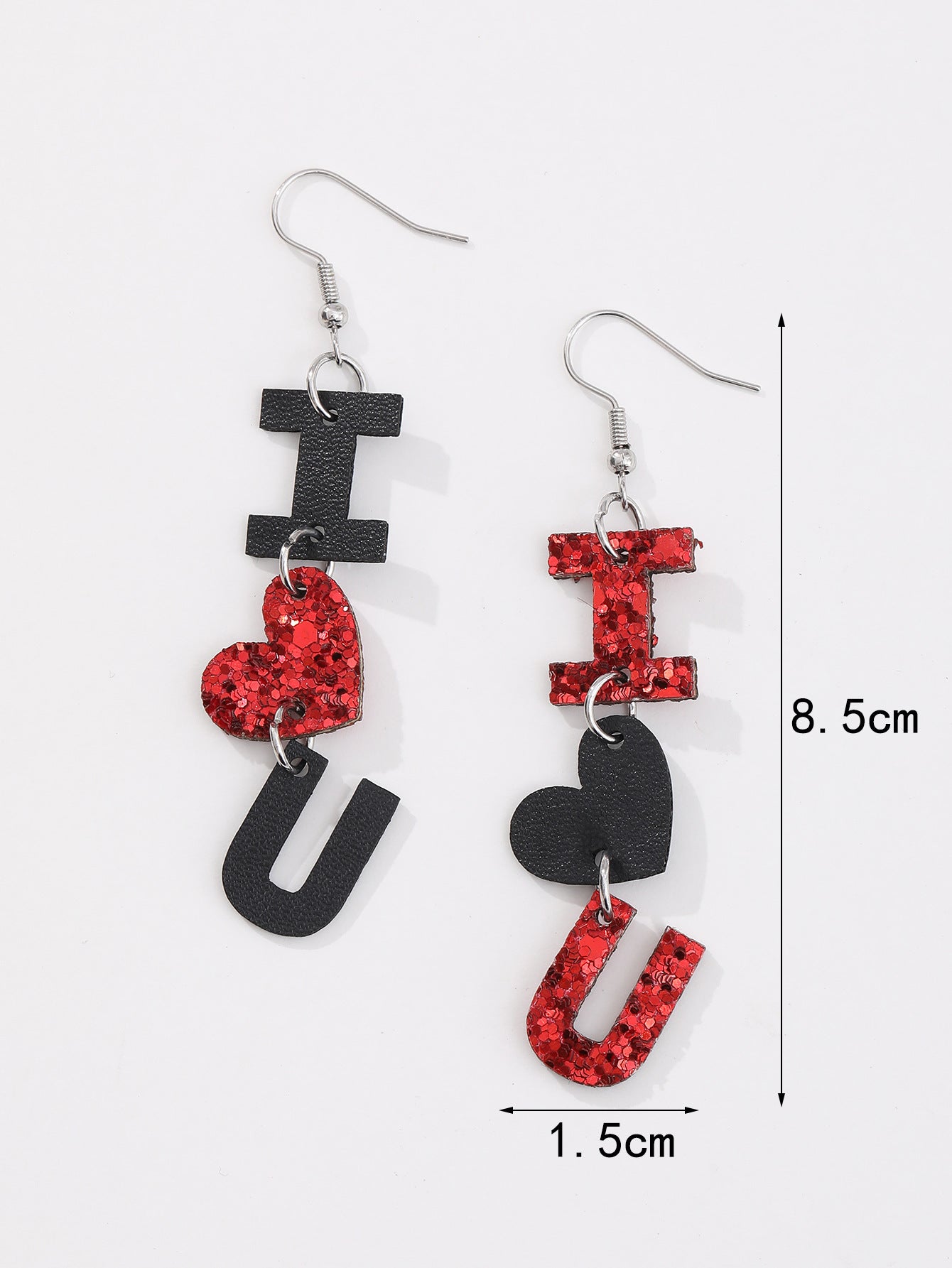 Wholesale Valentine' s Day Love Cherry Wine Glass Earrings