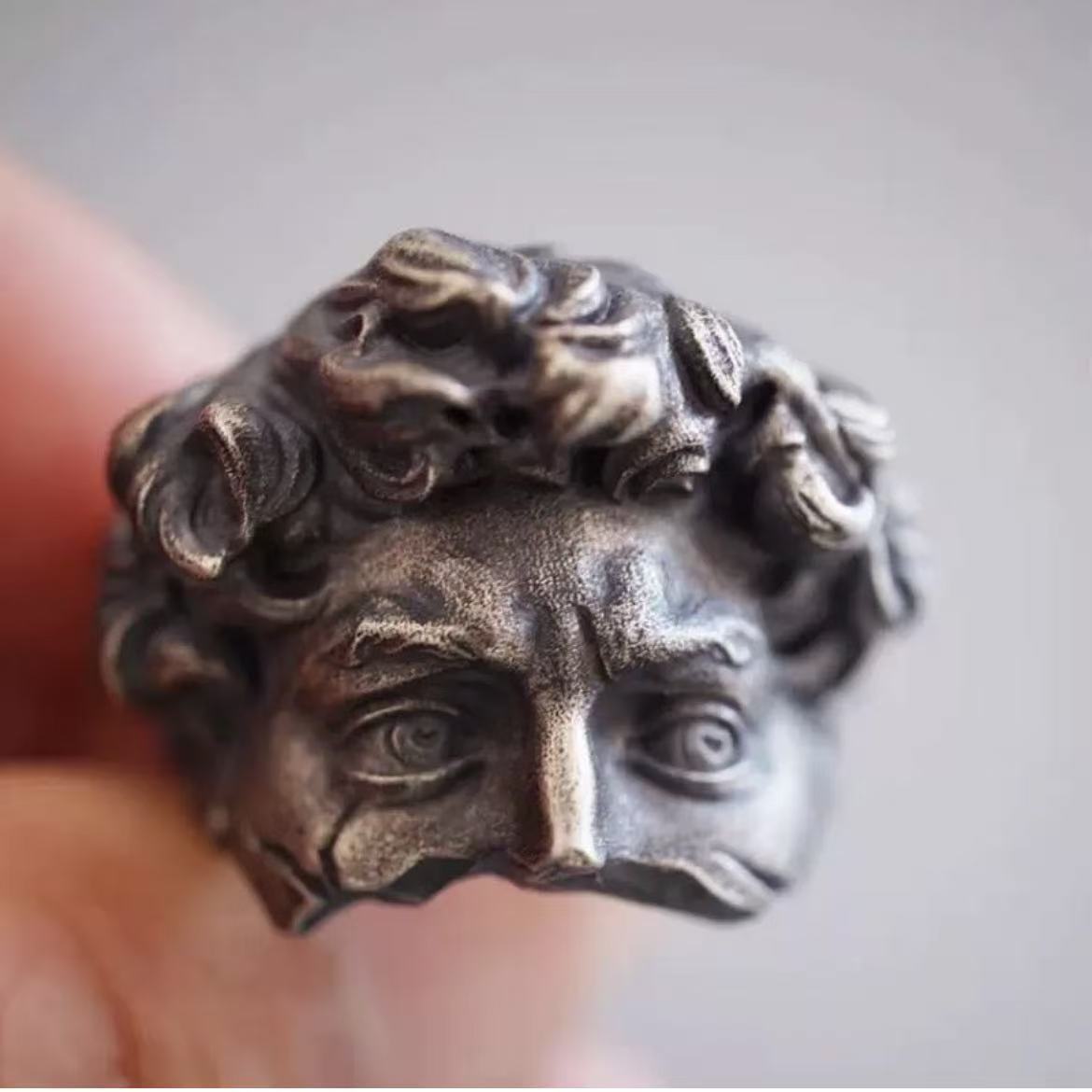 Wholesale Vintage  David Ring Retro Zinc Alloy Open Ring