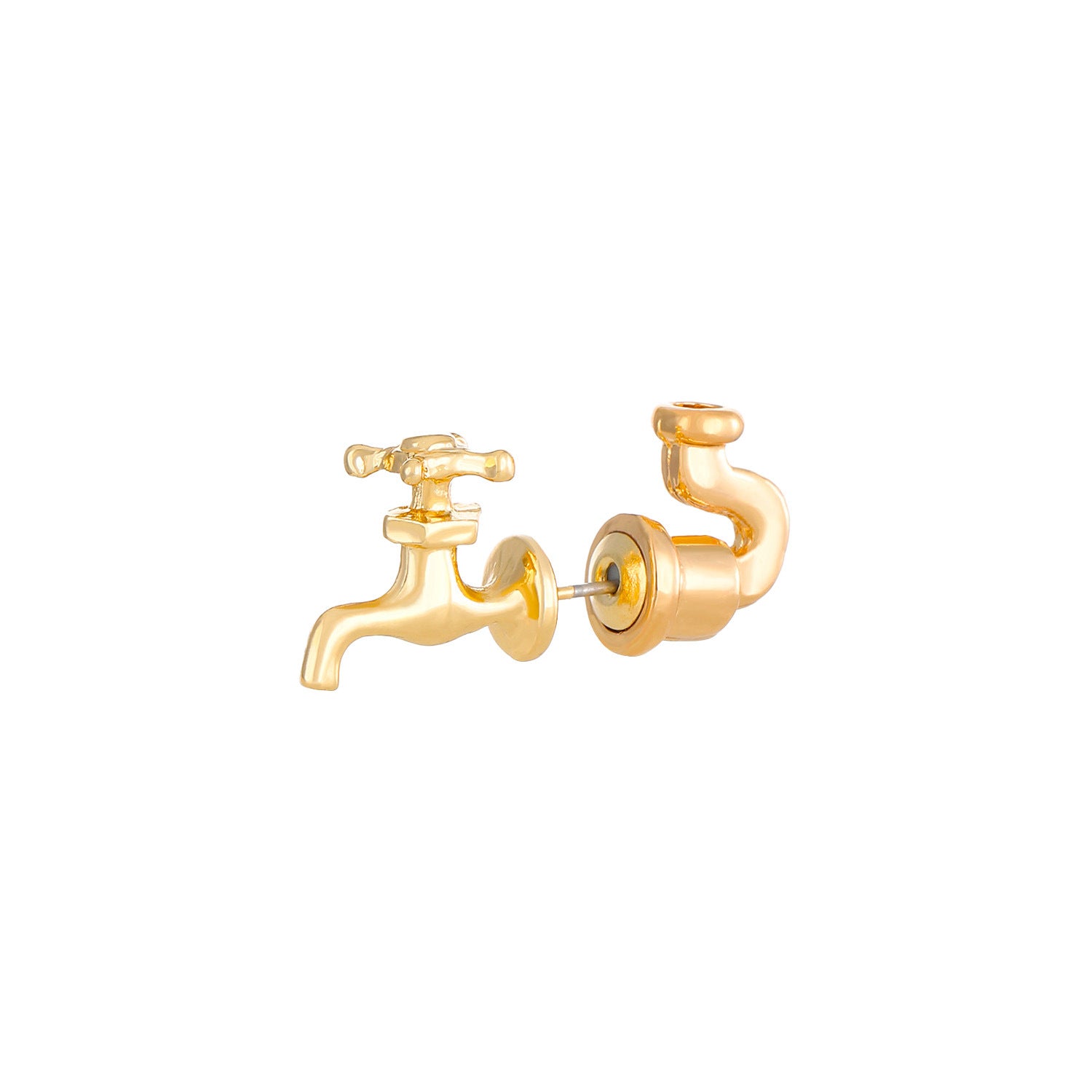 Wholesale  Exaggerated Faucet Zinc Alloy Earrings