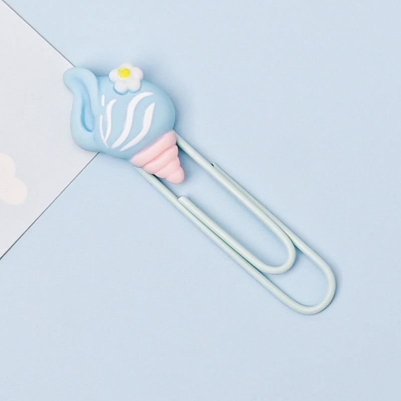 Wholesale 50pcs/pack  cartoon paper clip student bookmark pin