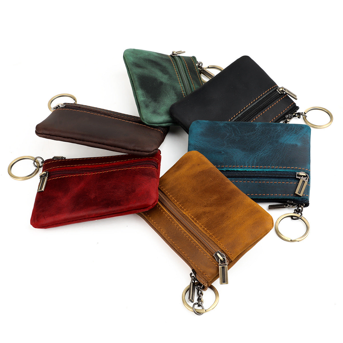 Wholesale Retro leather coin purse