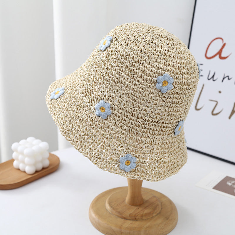 Wholesale Braided Daisy Straw Hats