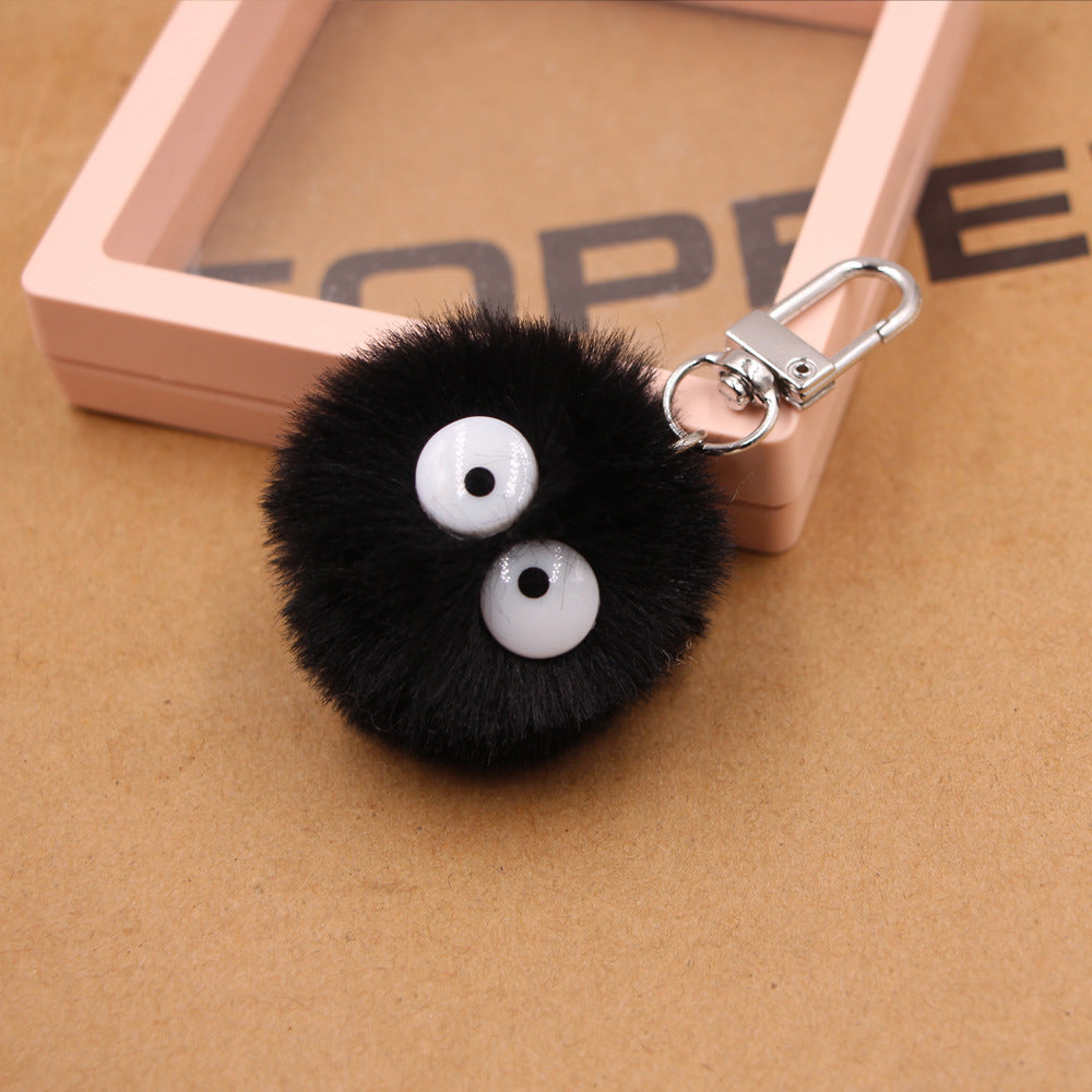 Wholesale Anime Soot Keychain Pendant Cross Eyed Design Alloy Fashion Accessory Bag Charm Gift Boutique Resale OLY Exclusive