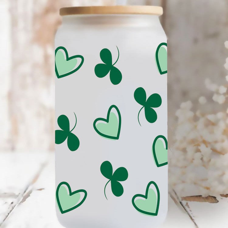 Wholesale Green forest 16oz Cup UV DTF Wraps