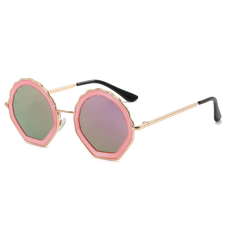 Wholesale PC Metal Polygon Sunglasses