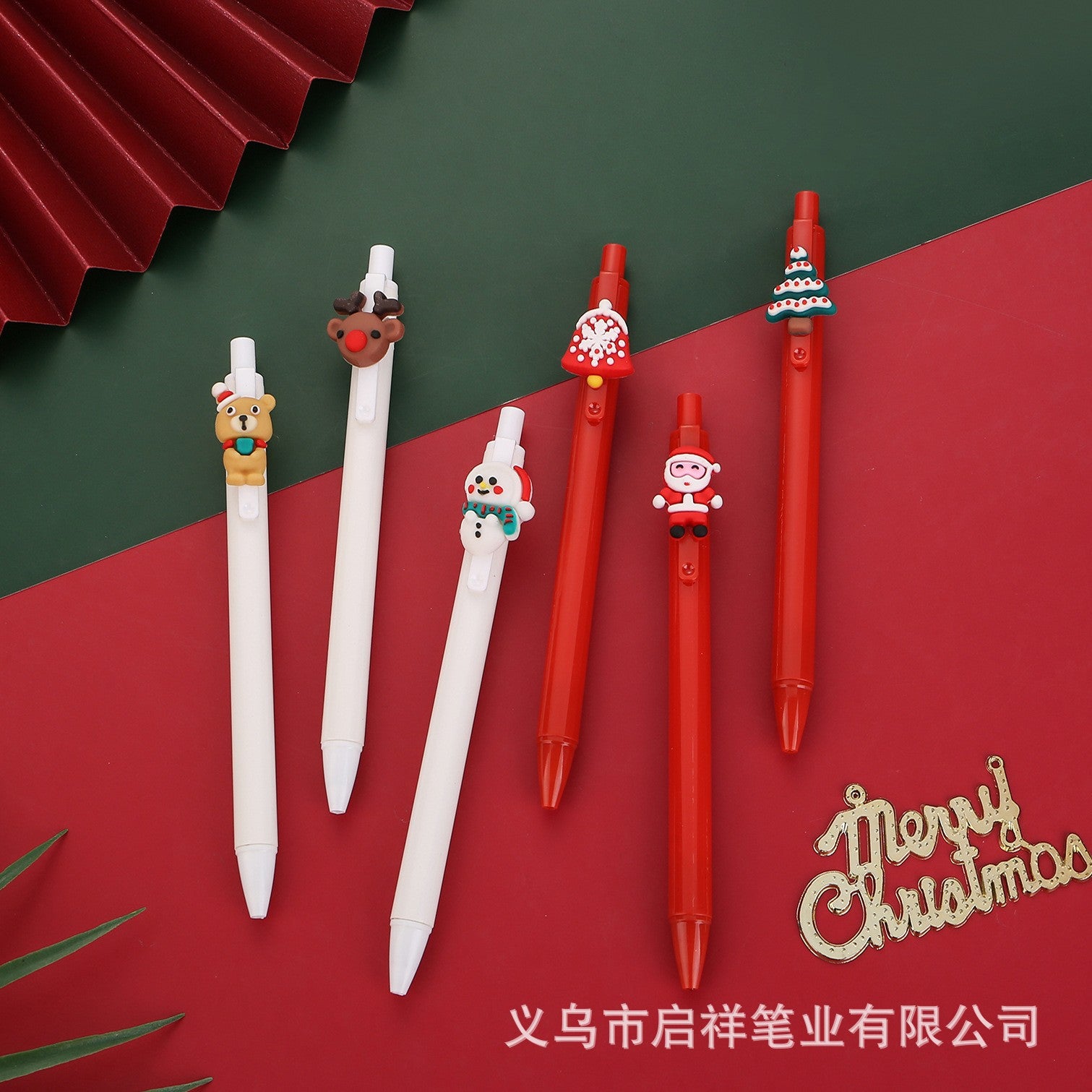 Wholesale Cute Christmas 3D Retractable  Pen