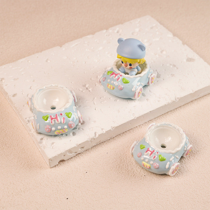 Wholesale Hand-painted Sports Car Heavy Oil Cute Pen Handmade Diy Hand-painted Beads