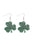 Wholesale St. Patrick's Day Clover Plant Acrylic Earrings Small Fresh High Elegant Leaf Earrings