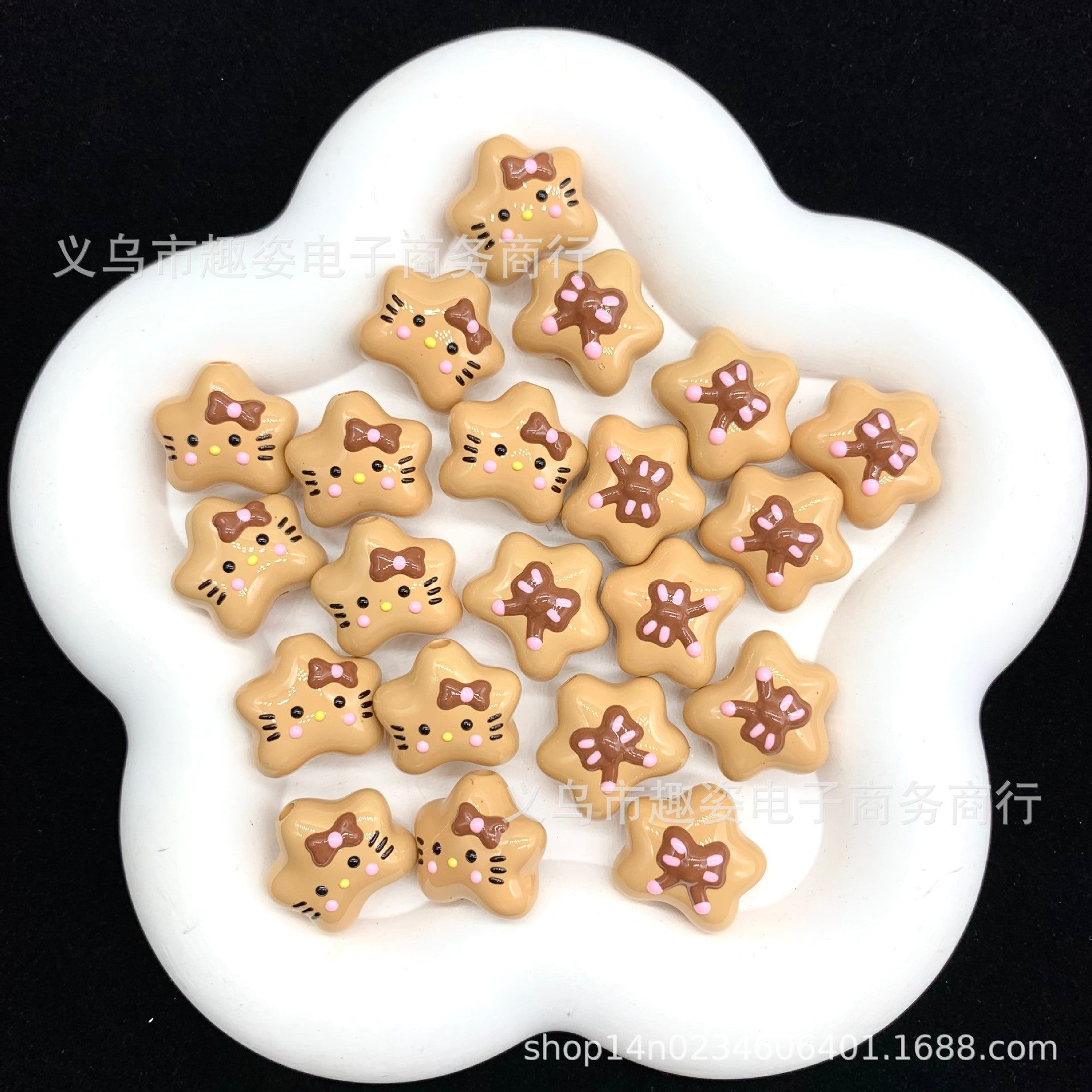 Wholesale 10pcs Colorful and cute cartoon Acrylic Beads