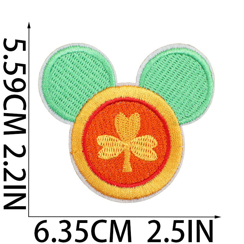 Wholesale Embroidered Patch Sew On Badge Polyester Craft Supply For Clothing Bags Decorative Gift OLY Exclusive