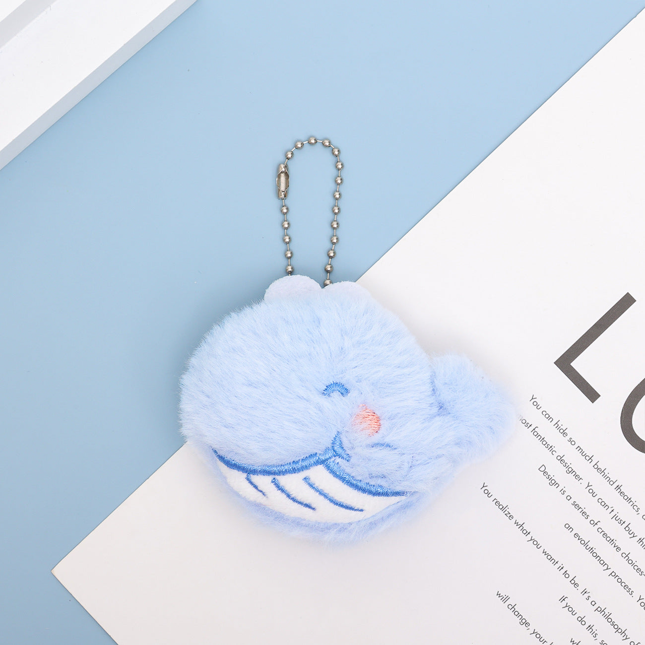 Wholesale Cute marine animal plush doll pendant girl backpack jewelry accessories brooch keychain pendant