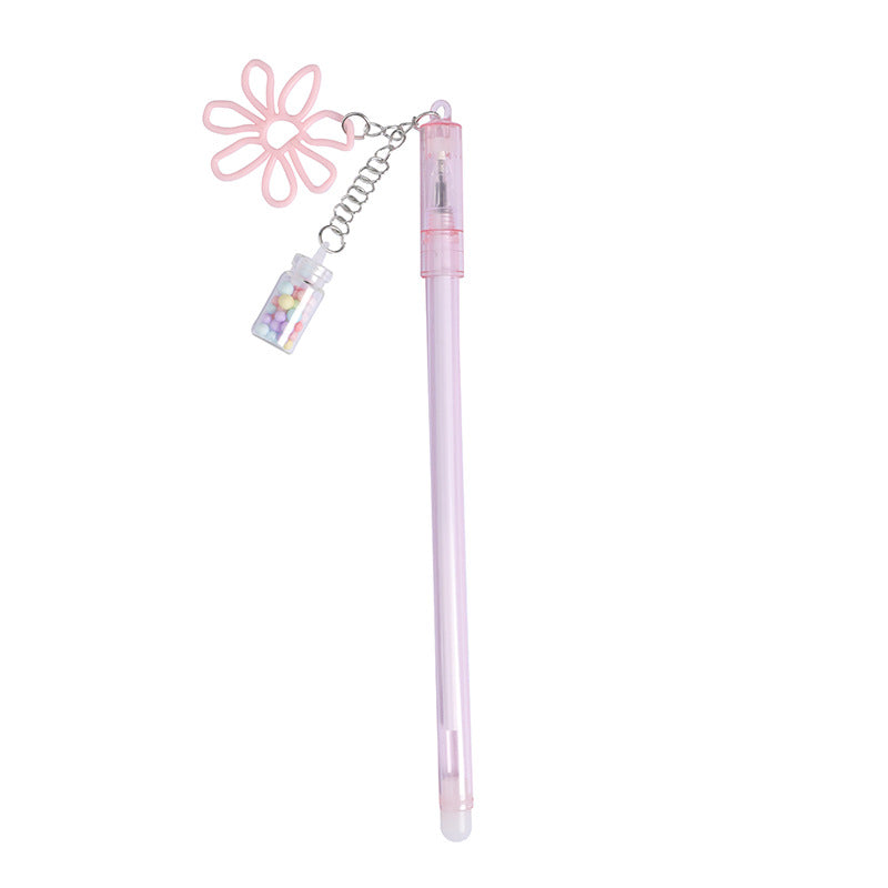 Wholesale Plastic Daisy Floating Bottle Gel Pen
