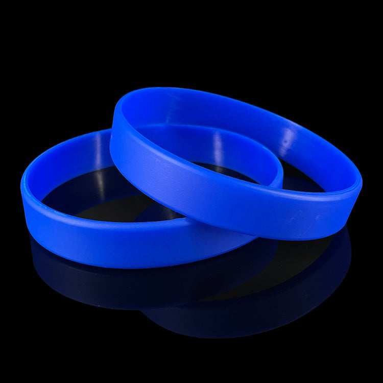 Wholesale 100pcs Sports Bracelets Grouped Printable Engraved Color-filled Rubber Bracelets