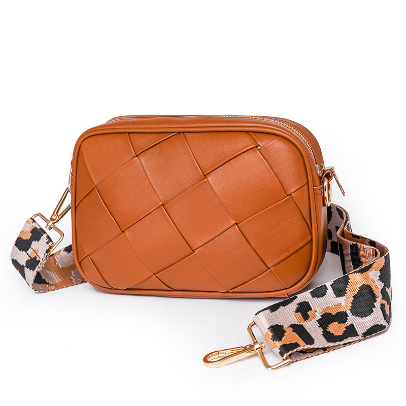 Wholesale PU Woven Shoulder Bag