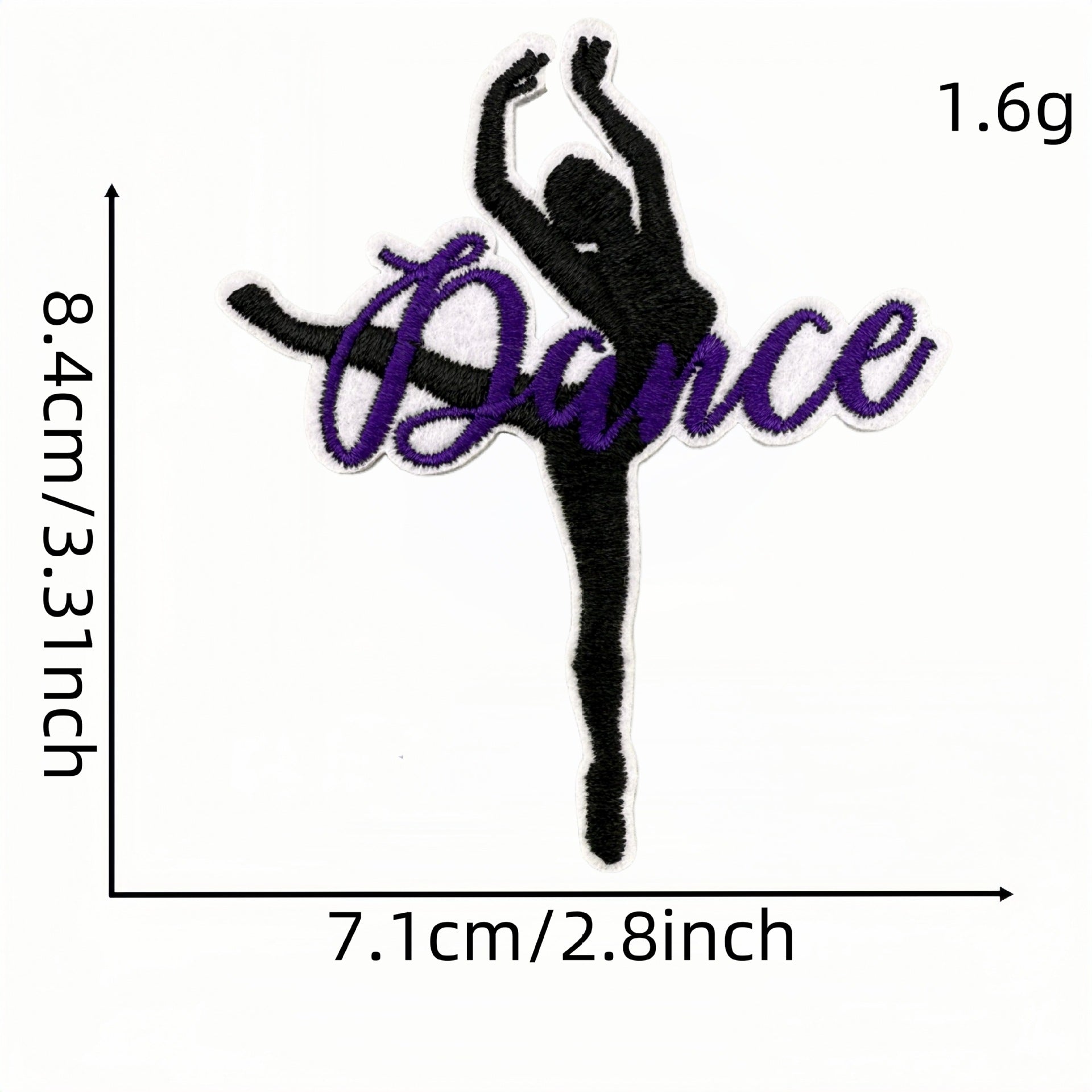Wholesale Colorful Graffiti Cartoon Ballet Dance Girl DIY Patches