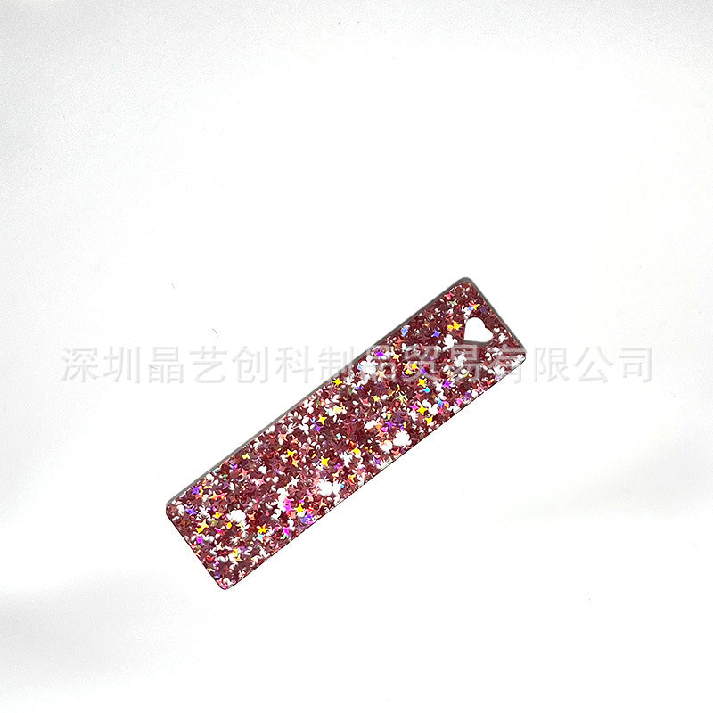 Wholesale 10pcs/pack star series acrylic bookmark DIY pendant ornaments