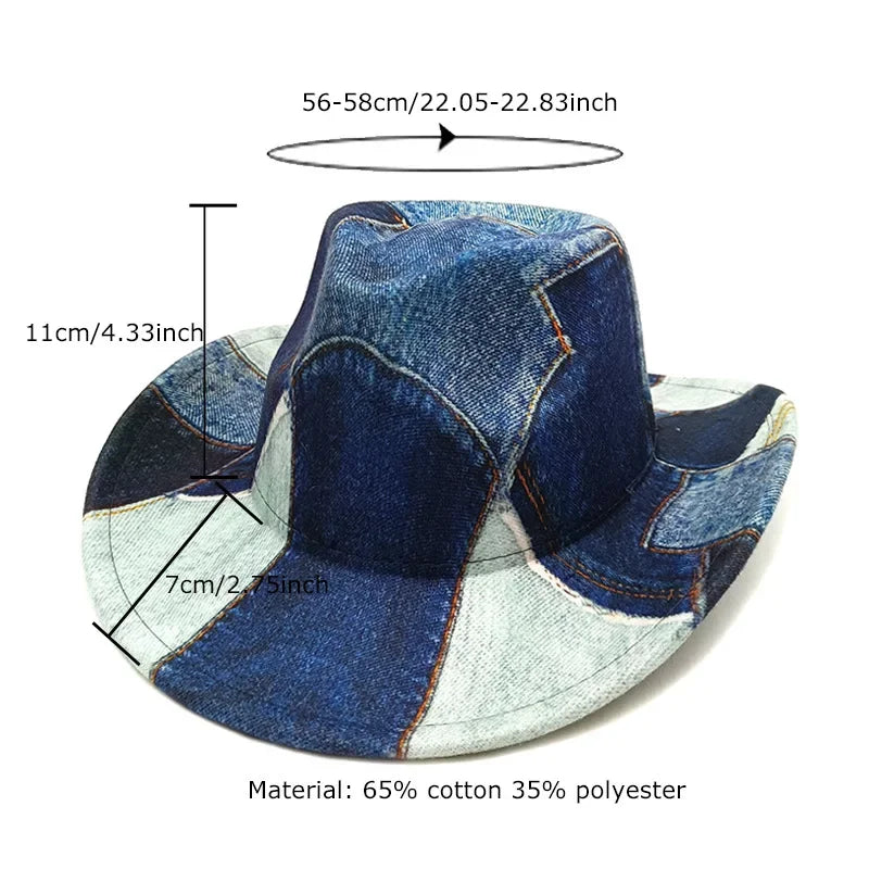 Wholesale Western cowboy jazz hat retro warm hat