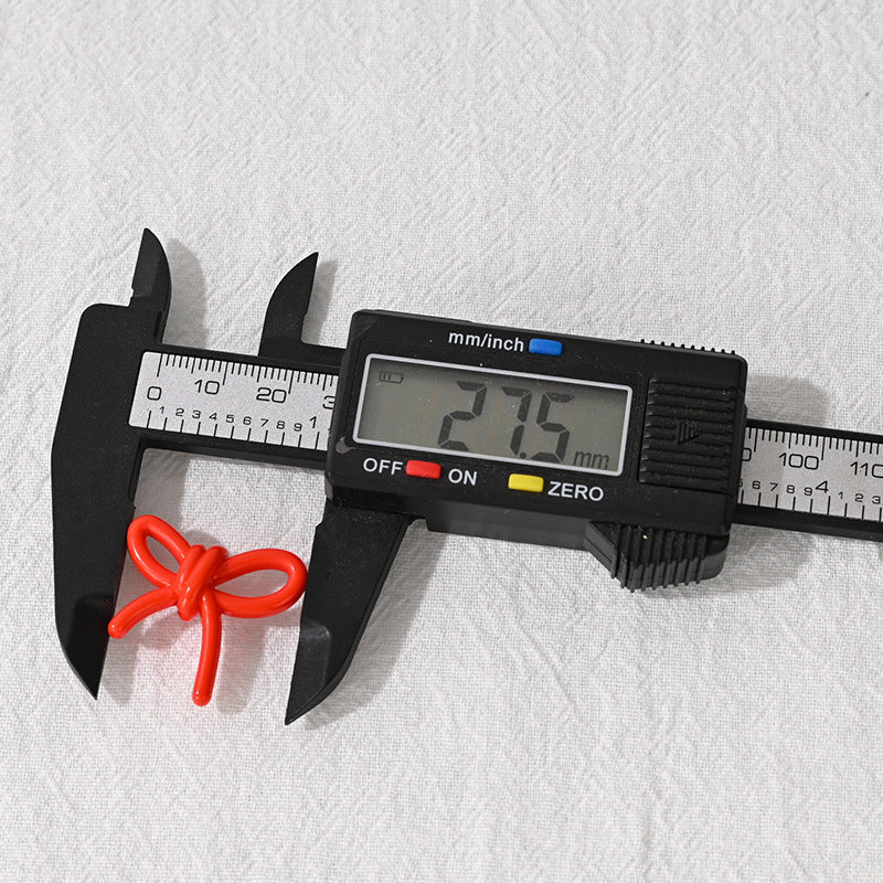 Wholesale 10pcs/pack wknot acrylic beads through hole bow tie beads