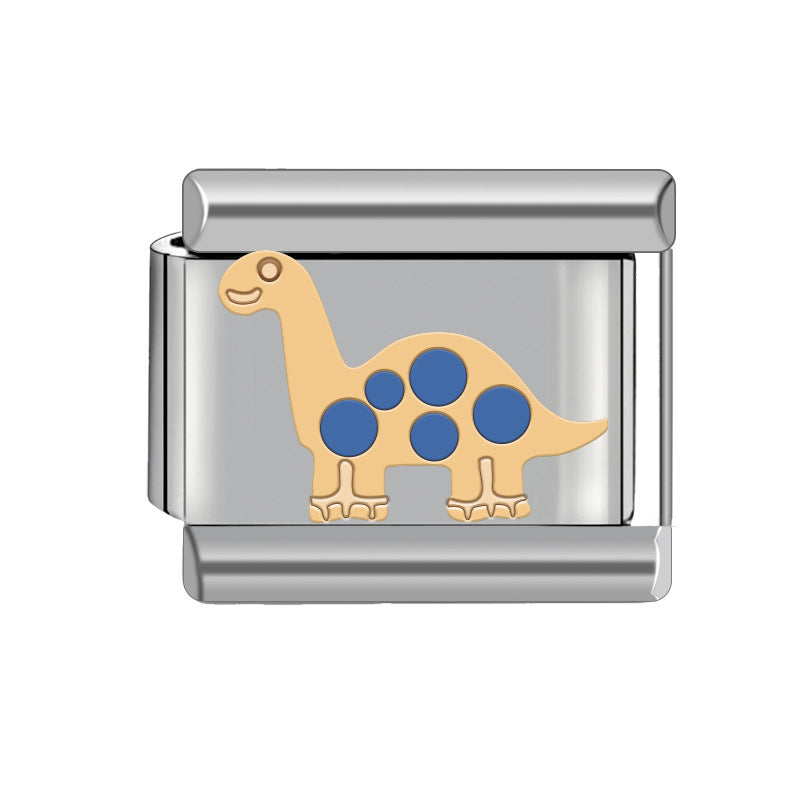 Wholesale Italian Charm Bracelet 9mm DIY Spliced Detachable Heart Pattern Combination Bracelet