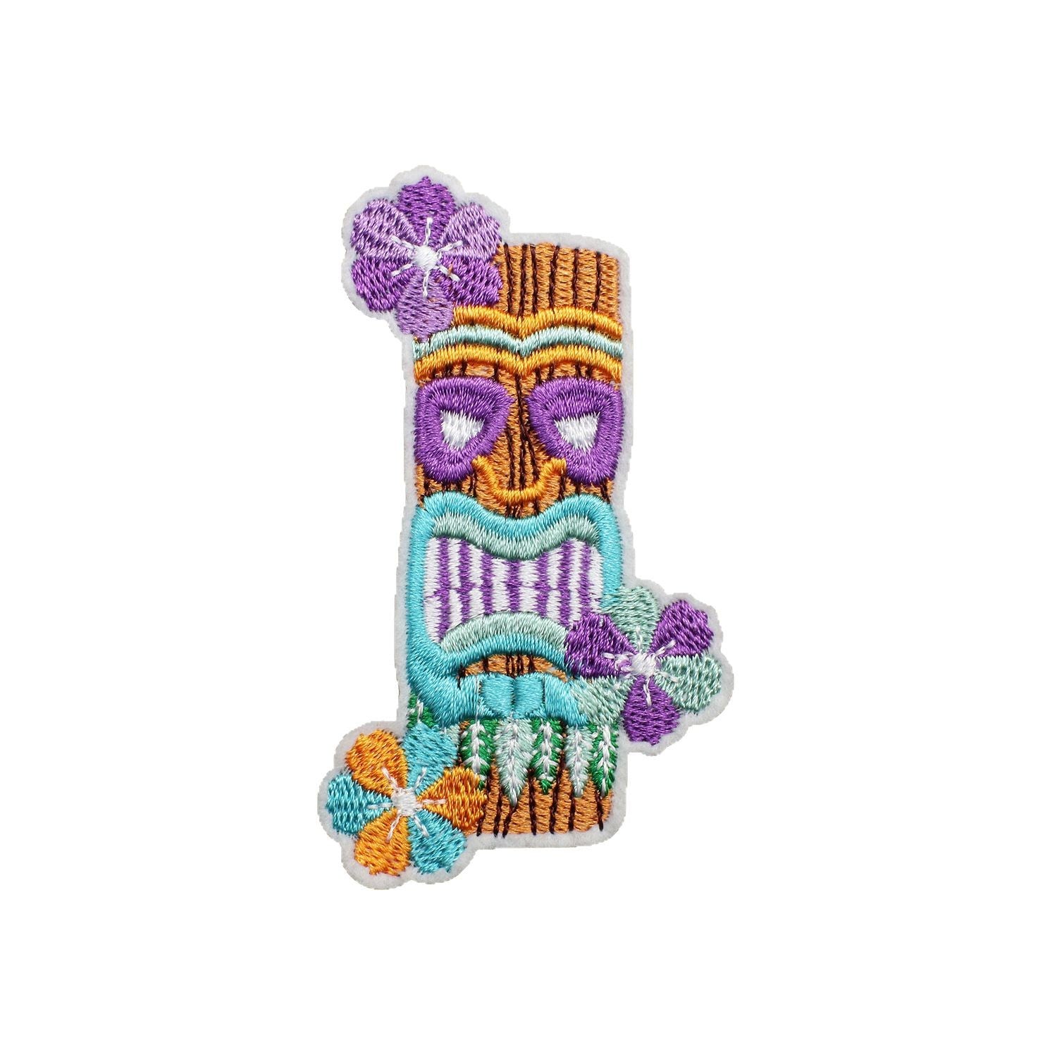 Wholesale Holiday flamingo themed embroidery DIY patches