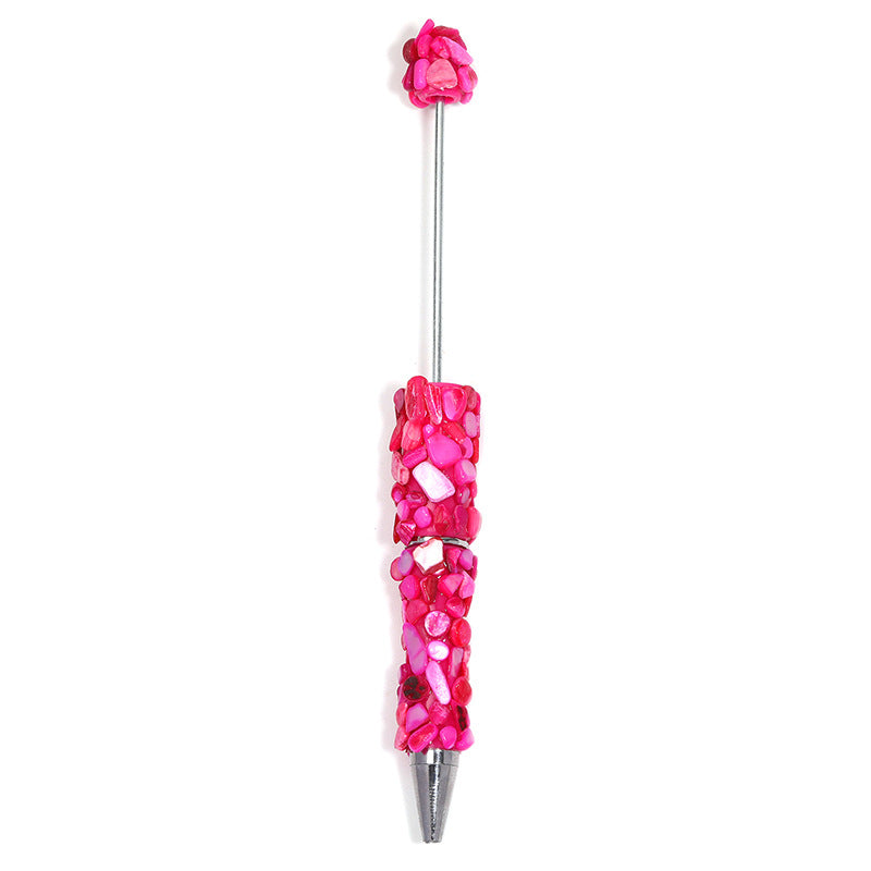 Wholesale 5pcs Colorful Shell Heavy Beaded Cute Pen DIY Creative