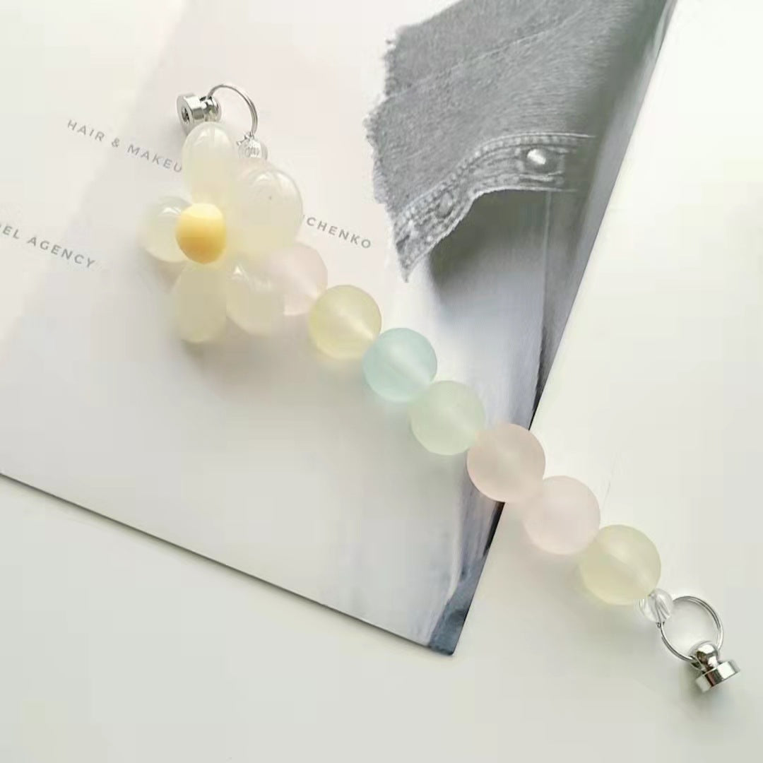 Cadena de telefonía móvil de flores acrílicos al por mayor