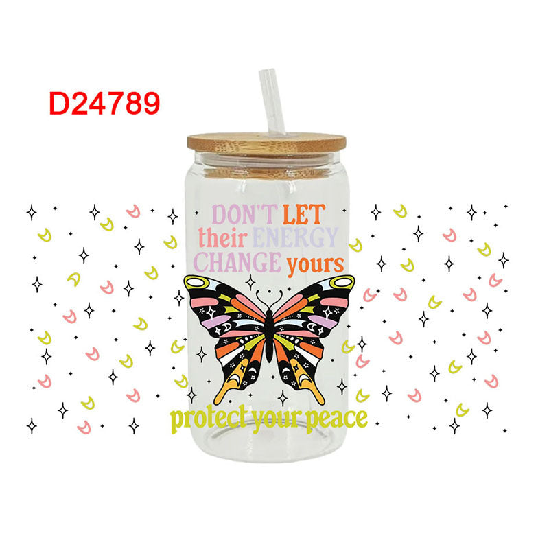 Wholesale UV Transfer Paste Glass Crystal Label Crystal Paste 16OZ UV DTF WRAPS