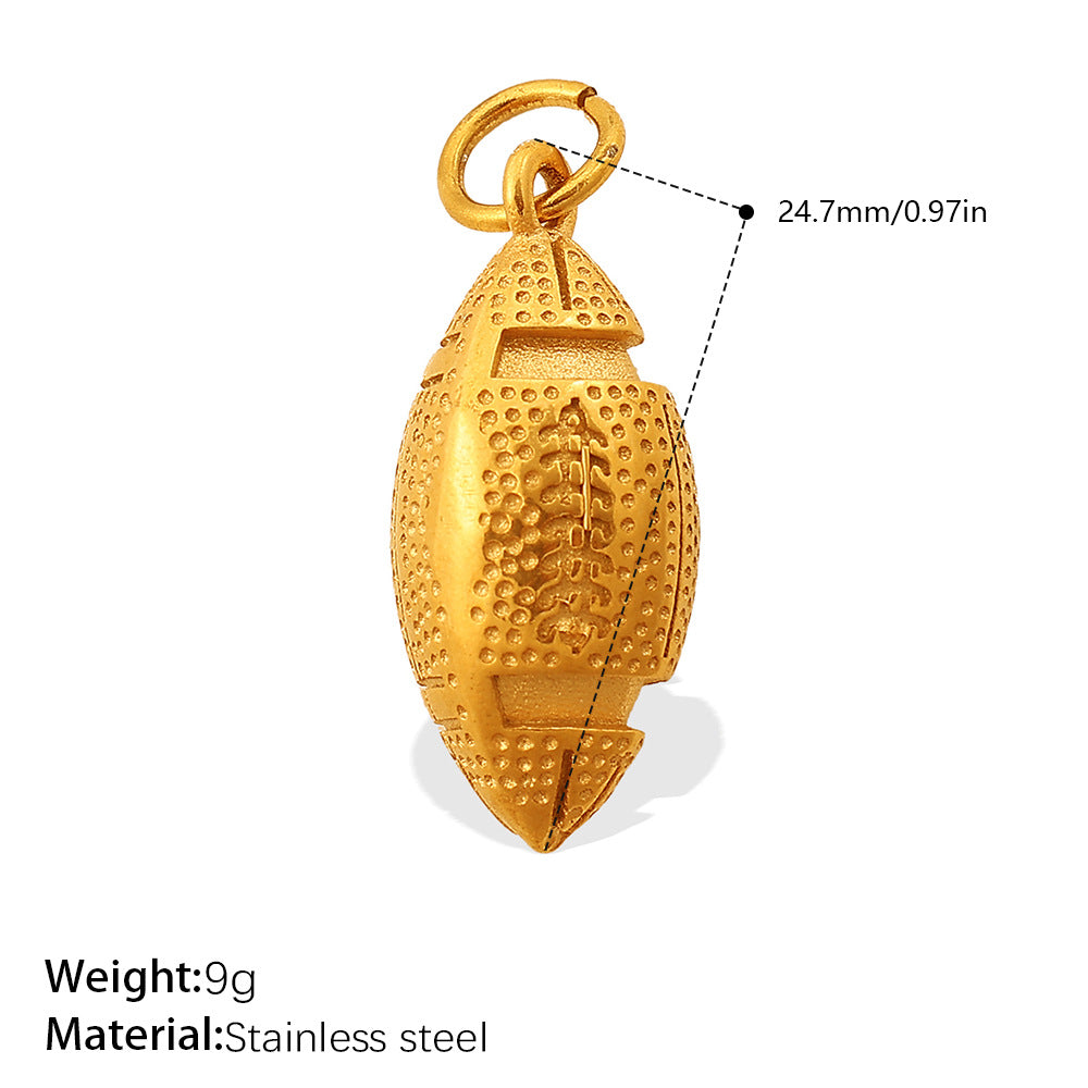 Wholesale Gold sports style retro necklace pendant accessory