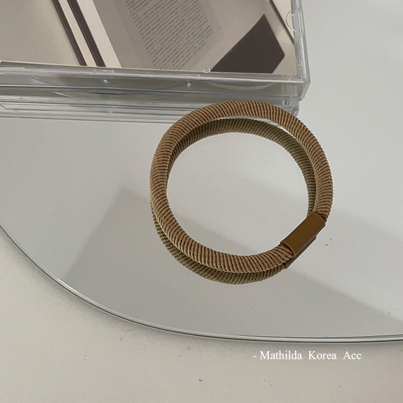 Wholesale Earth Tones High Elastic Headband Leather Hoop