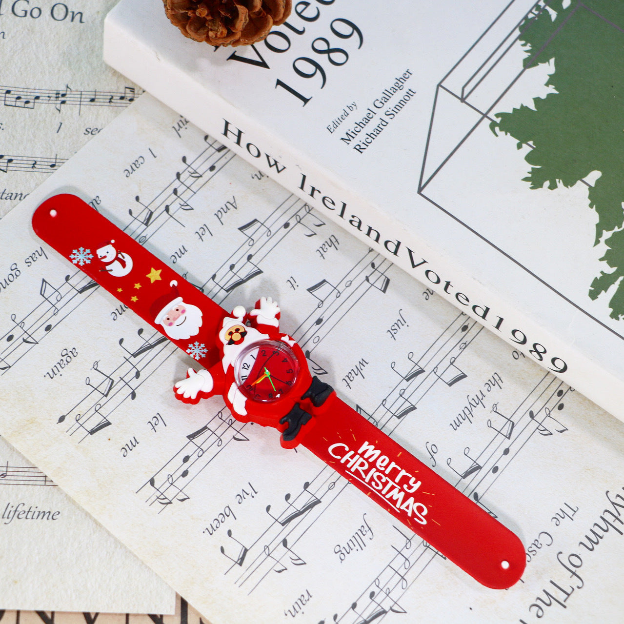 Wholesale Children's Toys Snap Ring Quartz PVC Watch