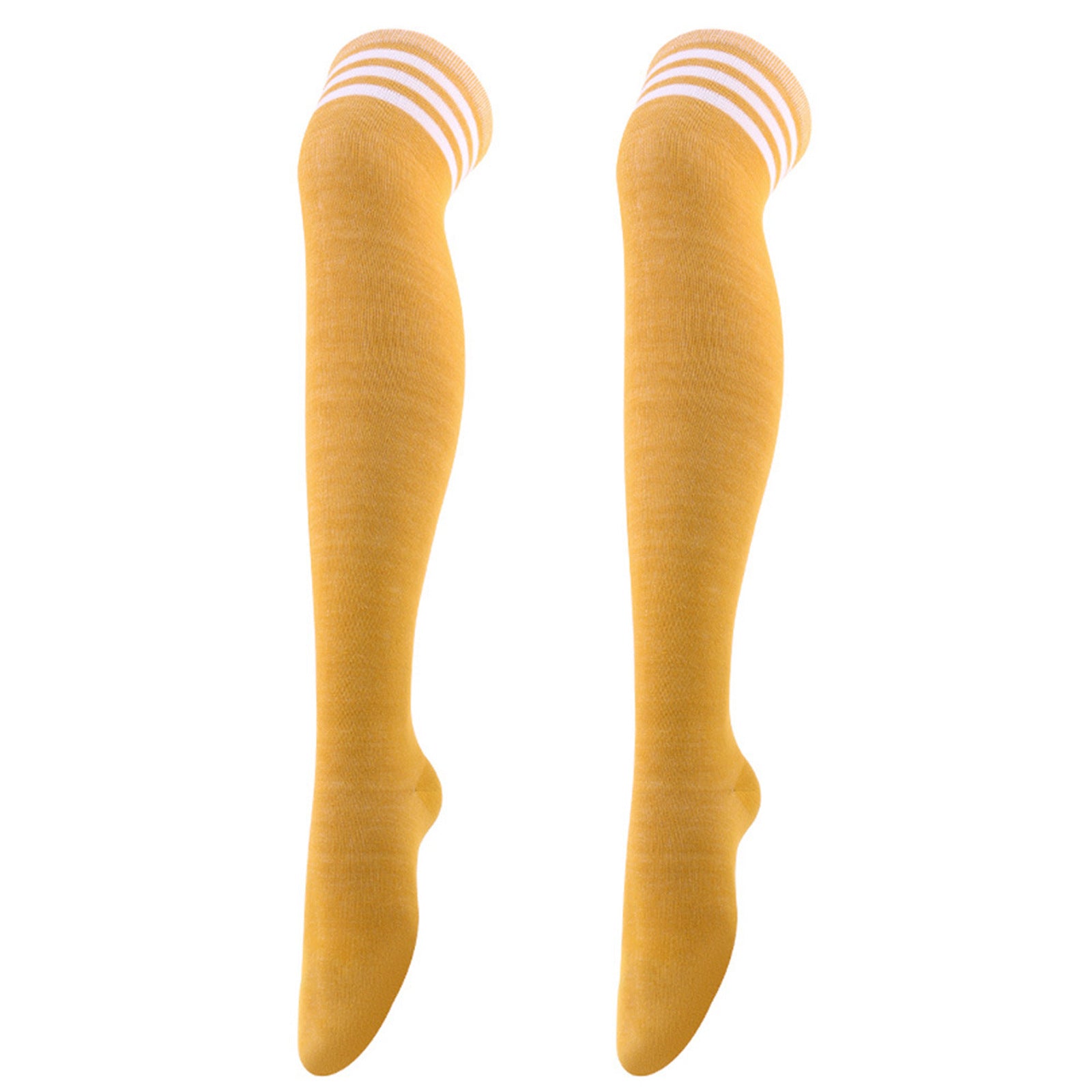 Wholesale Three-bar Over-the-knee High Striped Dance Socks