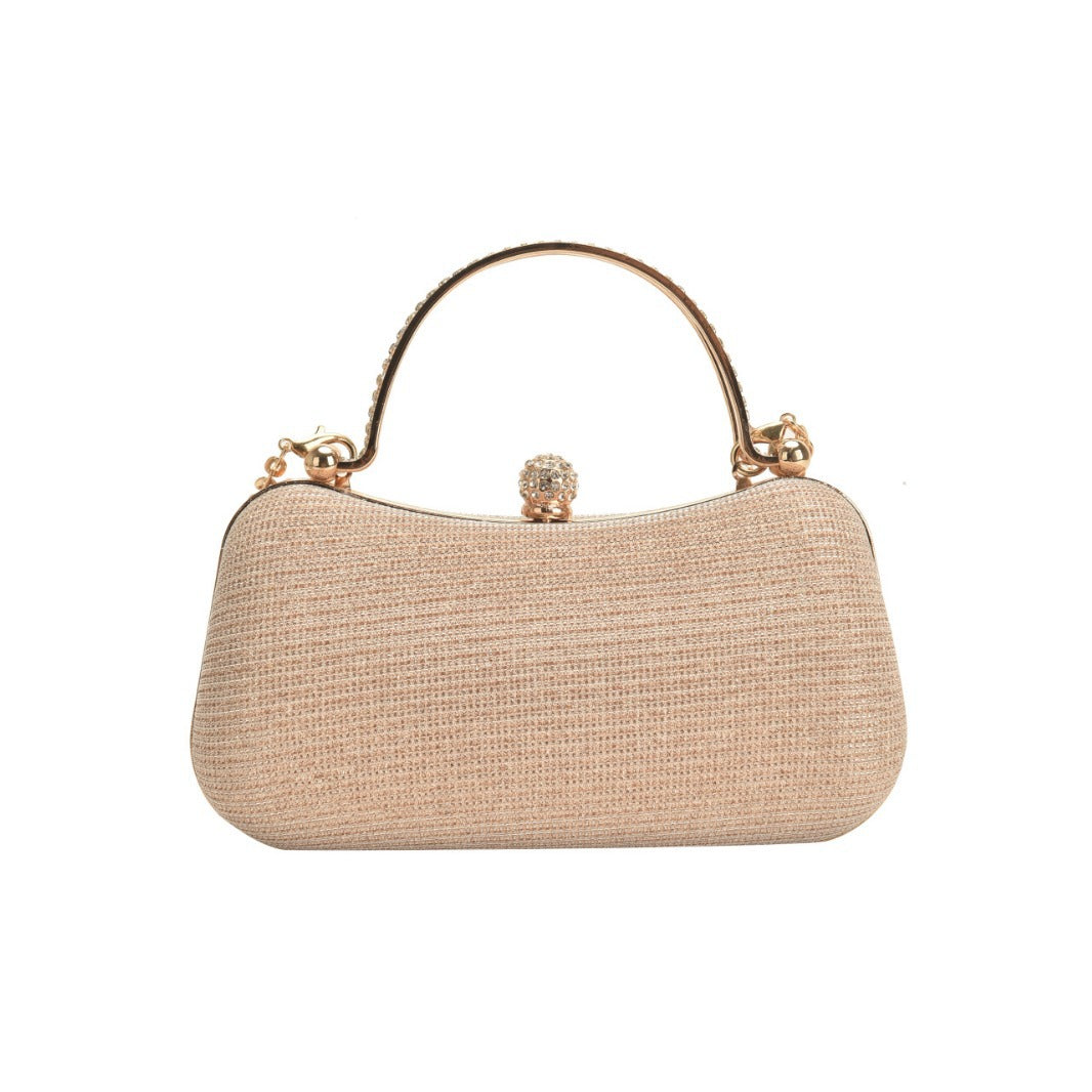 Wholesale texture exquisite simple western style small bag lock buckle shoulder chain messenger bag