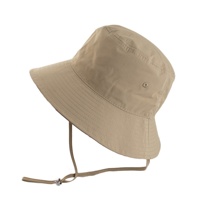 Wholesale Classic pressure line fisherman hat plain face solid color basin hat