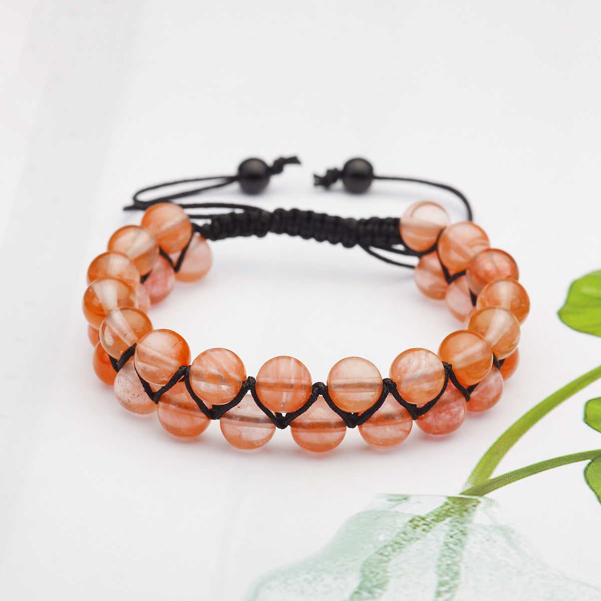 Wholesale 5PCS Natural Stone Double Layer Bracelet Tiger Eye Turquoise Woven Beaded Bracelets
