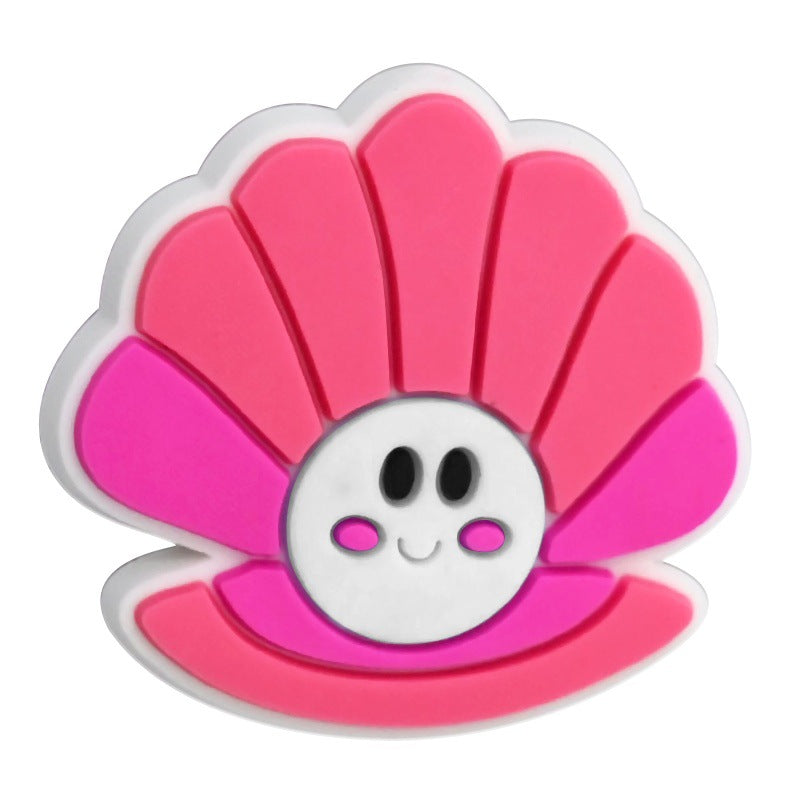 Wholesale   Random 100pcs/pack  Cartoon Ocean Animal Series PVC Soft Rubber Thick Sheets DIY Beading