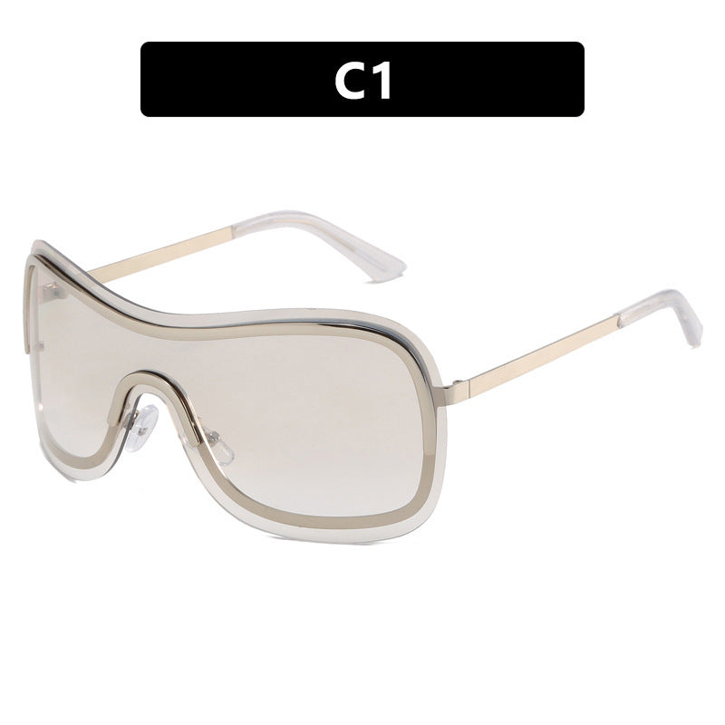 Wholesale Metal Oversized Frame PC Sunglasses