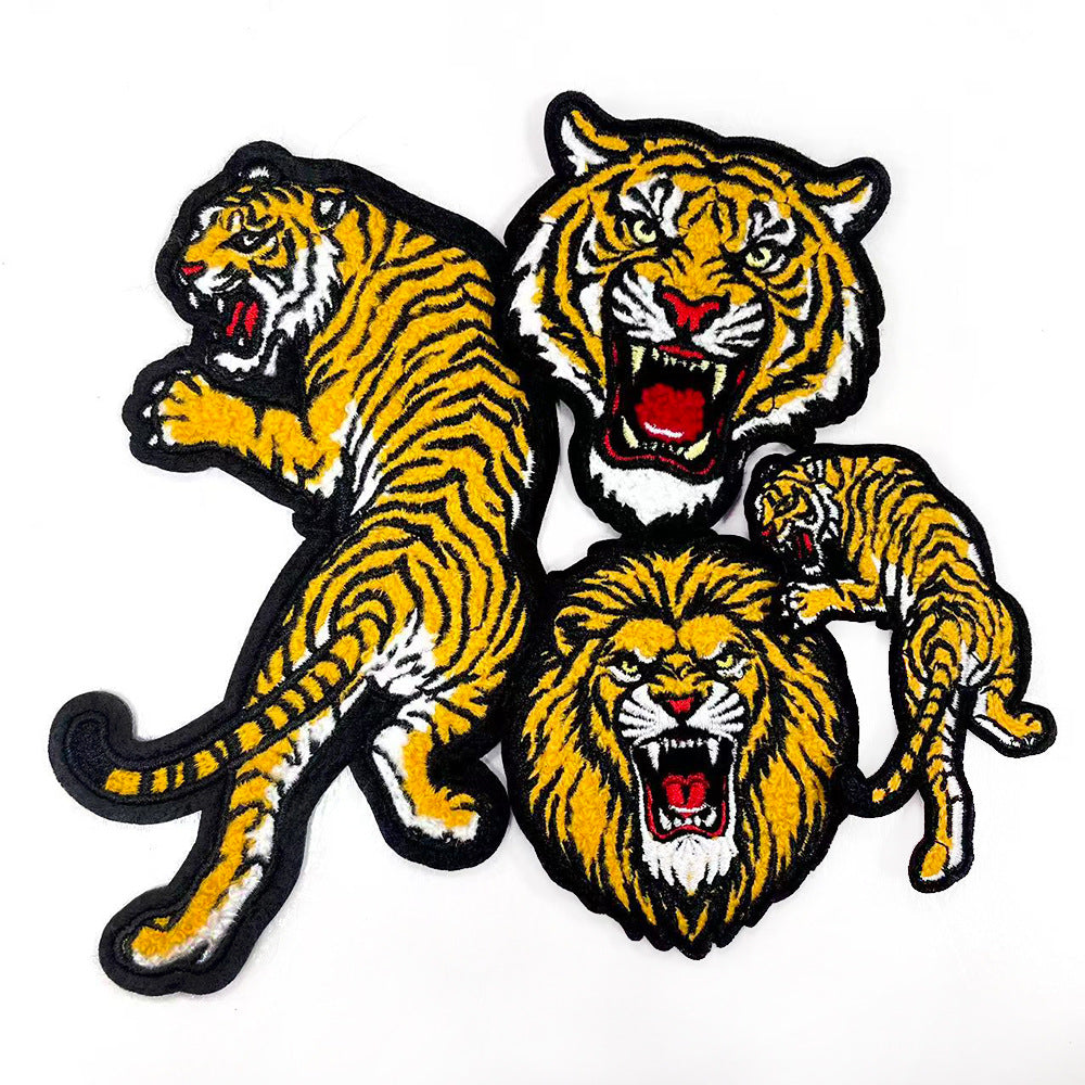 Wholesale Iron On Embroidered Patch Decorative Applique For Clothing DIY