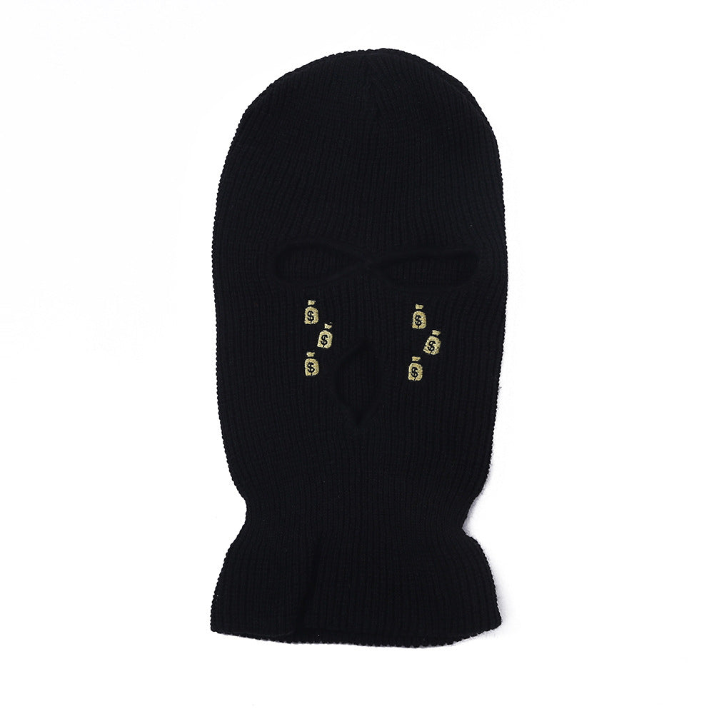 Wholesale Batch Winter Three Hole Hat Money Tears Knitted Hat