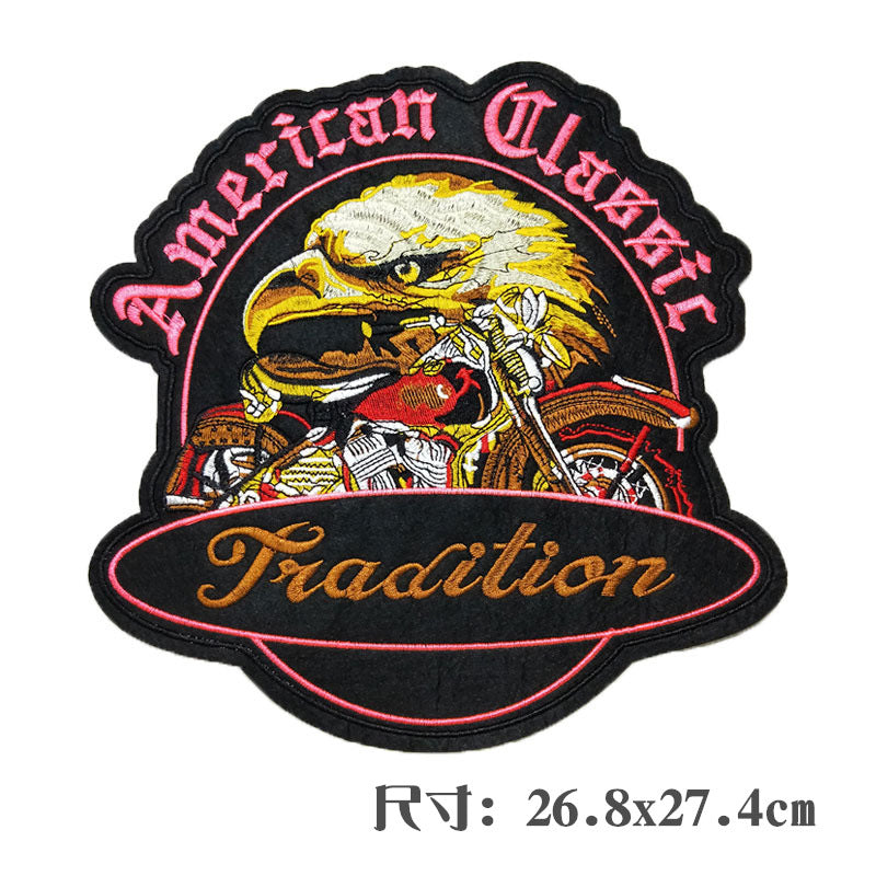 Wholesale Large punk style clothing embroidery DIY Patches