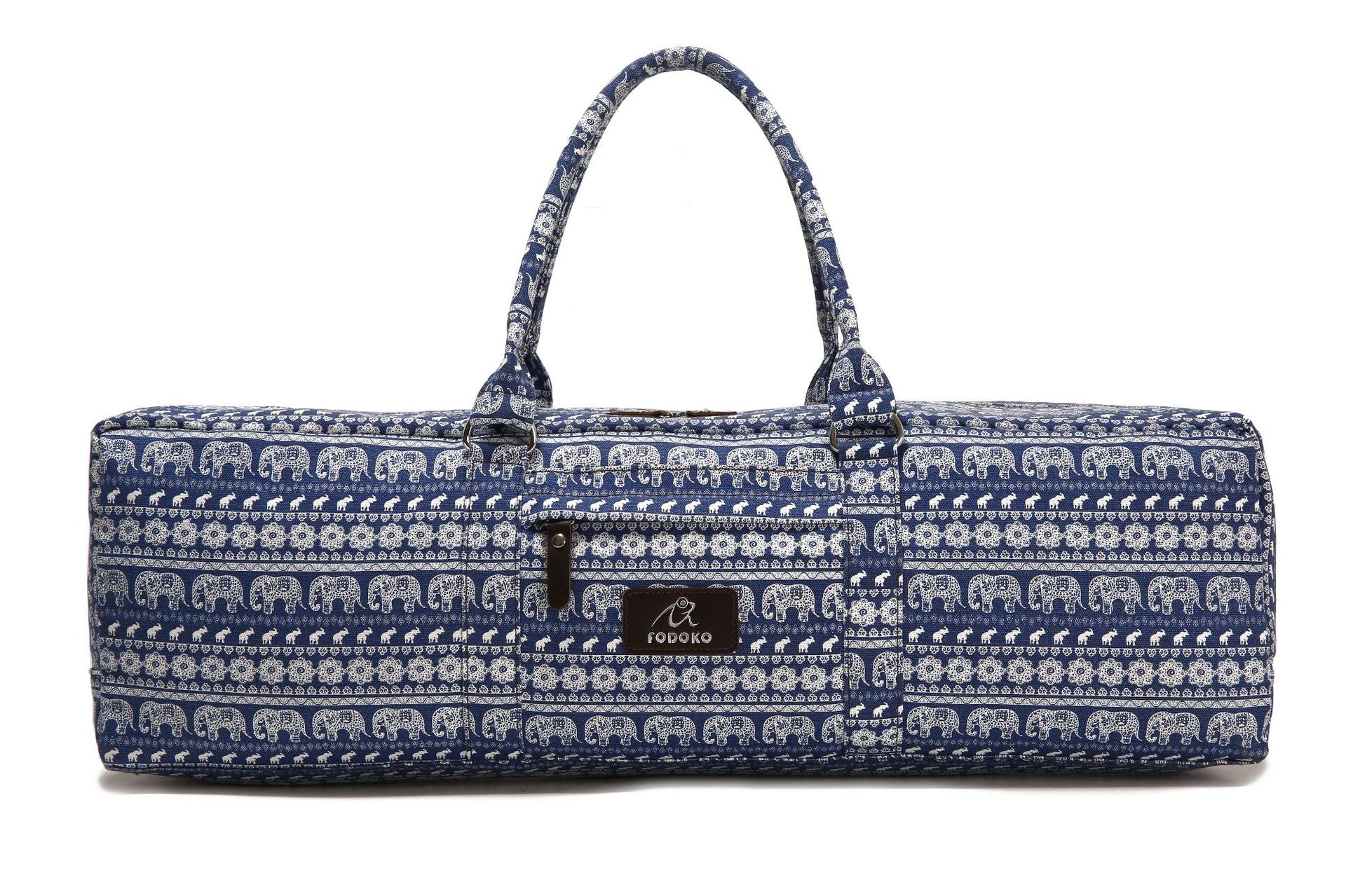 Wholesale Ethnic Style Large Capacity Canvas Yoga Bags, Fitness and Sports Bags