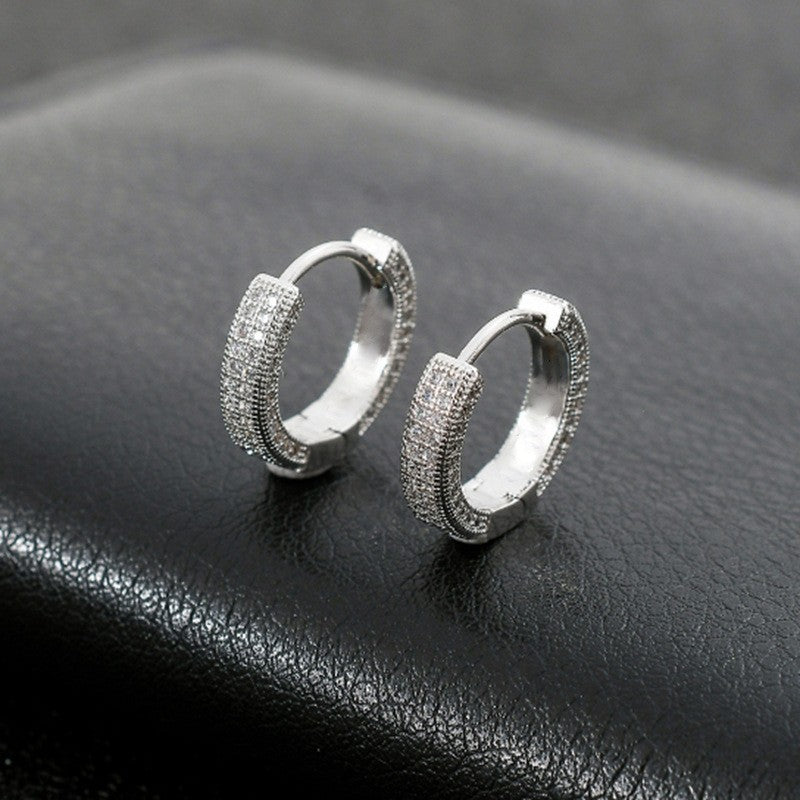 Wholesale  Rock Diamond Earrings  Men's Earrings