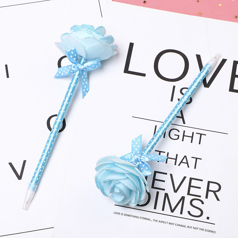 Wholesale Pens Valentine's Day foam rose plastic ballpoint pen