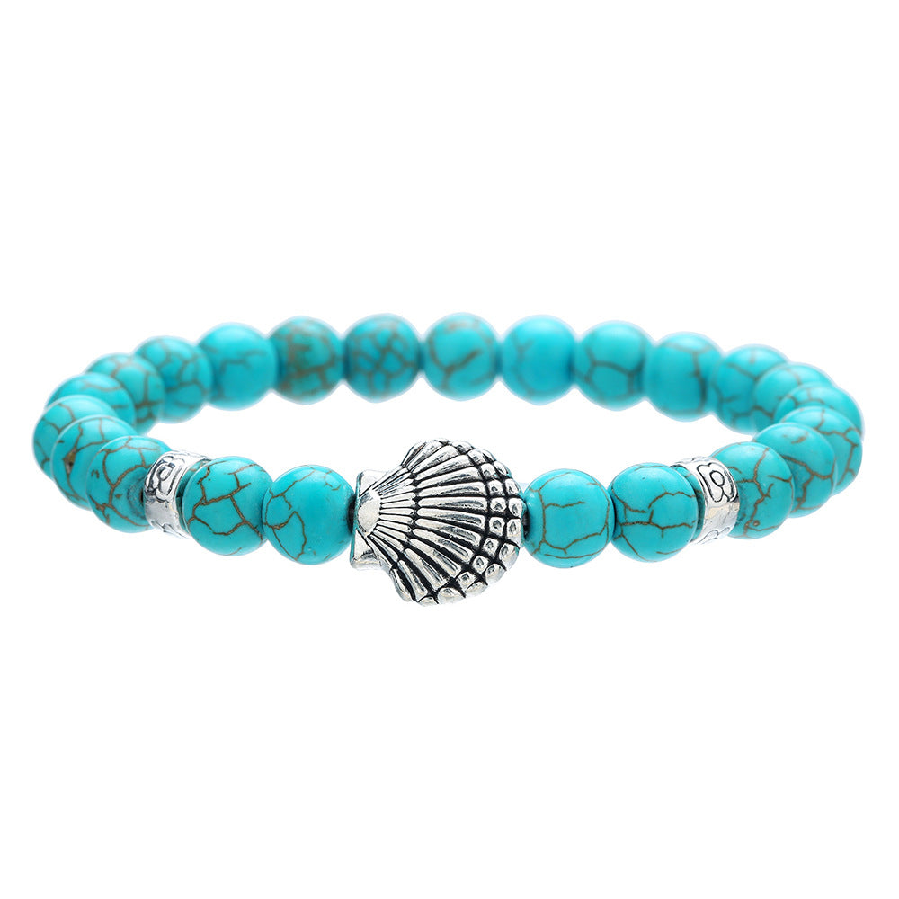 Wholesale Vintage Turquoise Cross Starfish Turtle Bracelet