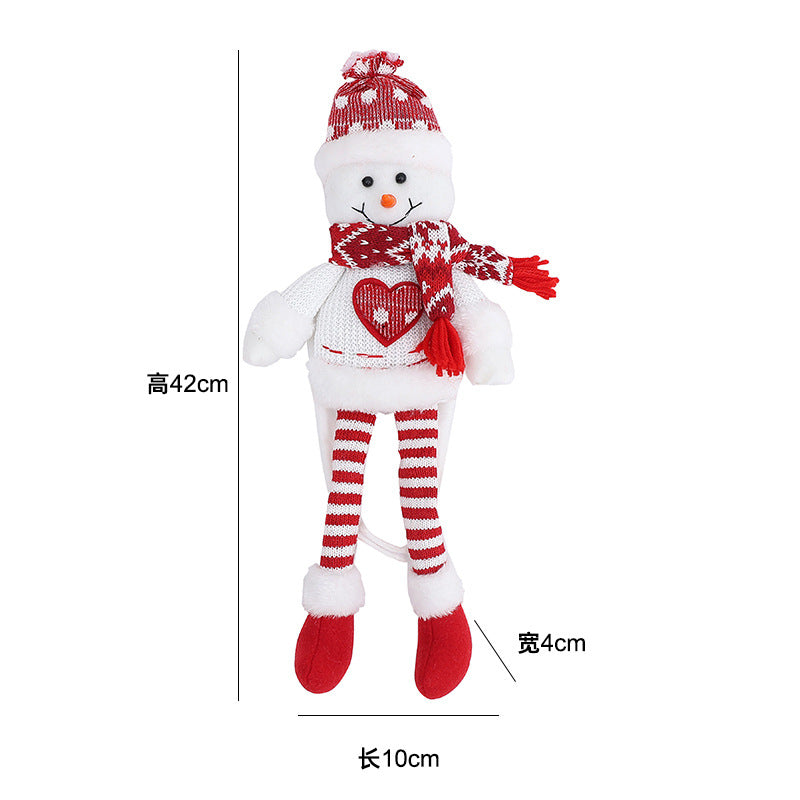 Wholesale Christmas Creative Curtain Buckle Cartoon Doll Decoration
