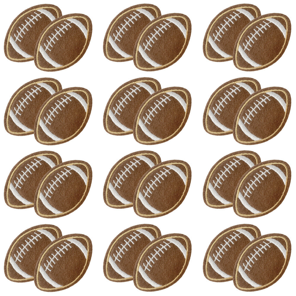Wholesale Rugby Game Day Embroidered Iron On Patch Fashion Accessory DIY Gift