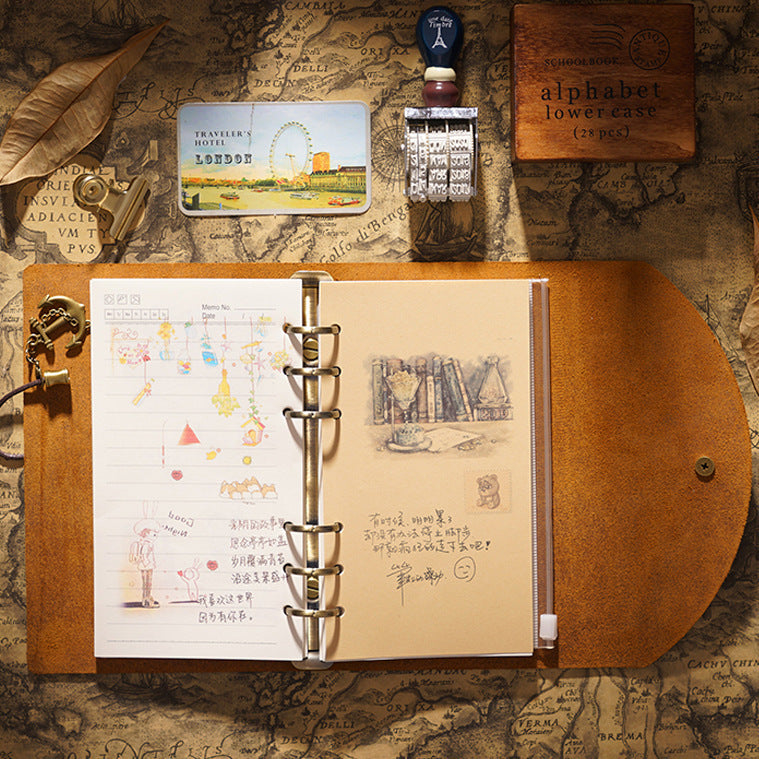 Wholesale A6 Corsair Retro Creative Cowhide Notebook