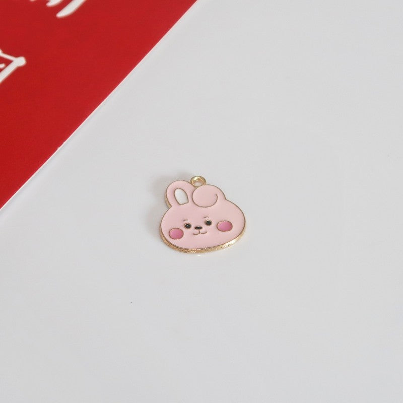 Wholesale cartoon small animal drop oil jewelry pendant