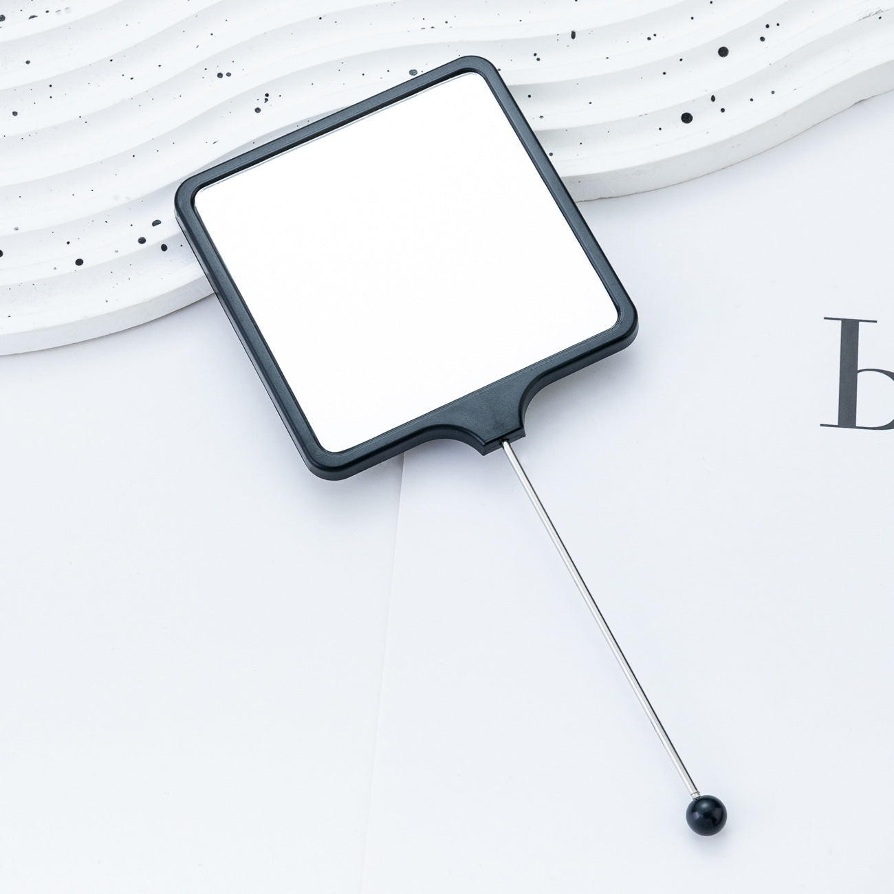 Wholesale Multicolor hand-held square DIY small mirror