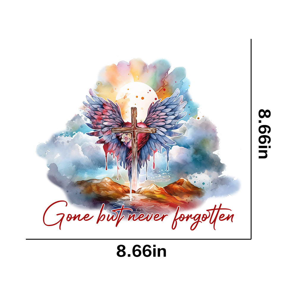 Wholesale 10pcs Angel Wings UV DTF Ready to Press Transfers Wraps